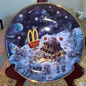 McDonald's Cosmic Adventure Plate